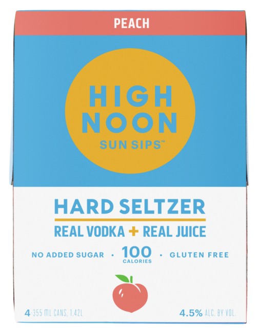 HIGH NOON Sun Sips Vodka Seltzer Can Koozies - Lot of 4 can coolers